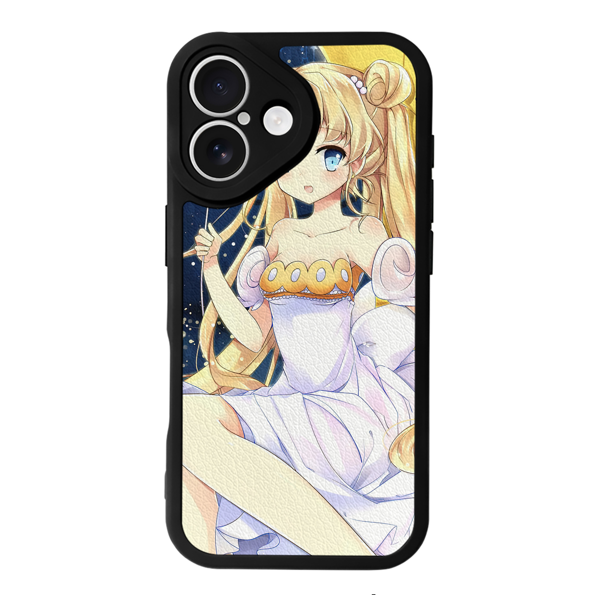 （画像用） 美少女戦士セーラームーン Sailor Moon 【iPhone 16シリーズ対応】シリコンスマホケース（レザー調） 材質：シリコン